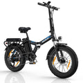 VARUN Electric Bike - Peak 500W Folding Ebike for Adults Up to 40 Miles 20MPH, 48V Removable Lithium-Battery, Oversized tires, Stylish 20