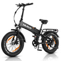VARUN Folding Electric Bike for Adults - Peak 750W Fat Tire Electric Bike with 48V 13Ah Anti-Theft Battery - Full Suspension Ebike for All Terrains Up to 25+MPH, 60+ Miles