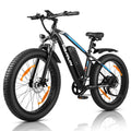 VARUN E Bikes for Men - Peak 750W Ebikes for Adults - Fat Tire Electric Bike Up to 25MPH 60+ Miles with 48V 13AH Removable Battery - 26