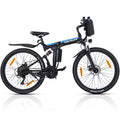 VARUN Folding Electric Bike for Adults - Peak 500W Fat Tire Electric Bike with 48V 7.8Ah Anti-Theft Battery - Full Suspension Ebike for All Terrains Up to 25+MPH, 60+ Miles