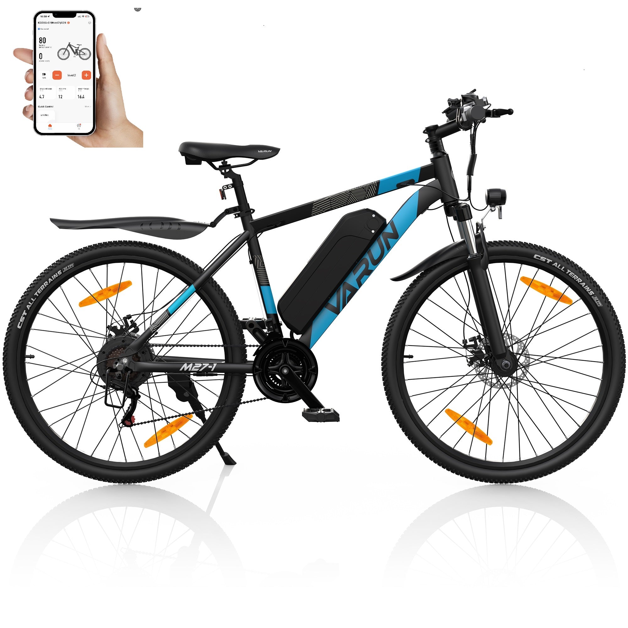 Bicicleta eléctrica Varun Altus-Pro de 27,5 