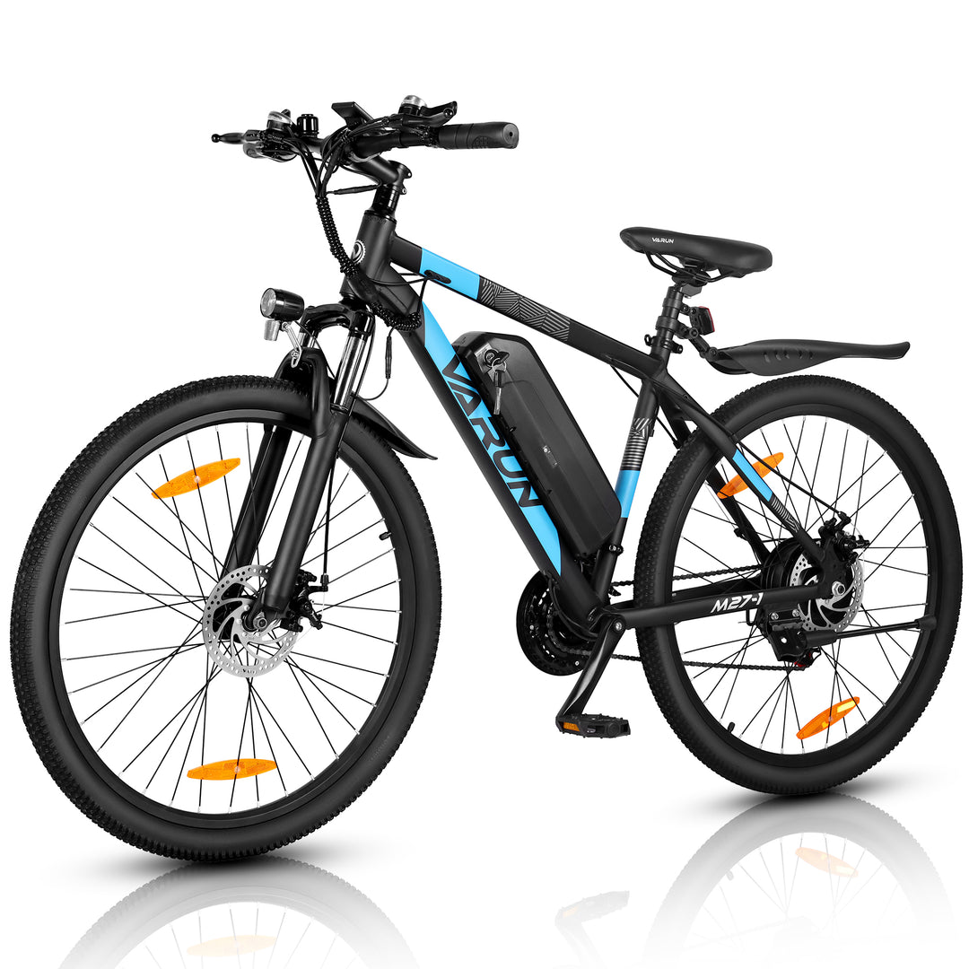 27.5" Wheel 21-Speed Mountain Electric Bike And USB Phone Charging 48V 13Ah 250W/500W Removable Battery Long Range For Adults - Varun Altus-Pro E-Bike
