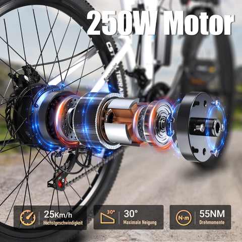 Varun M26 26'' faltbares elektrisches Mountainbike