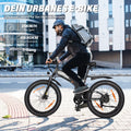 VARUN Electric Bike for Adults - Peak 500W Folding Electric Bike for Adults with 48V Anti-Theft Battery - Full Suspension Ebike for All Terrains Up to 25+MPH，60+ Miles