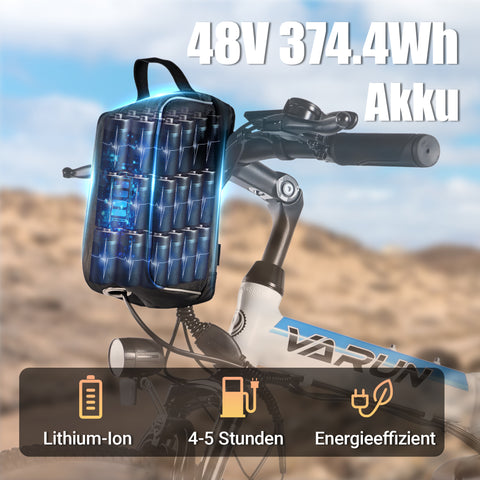 Mountain bike elettrica pieghevole Varun M26 26''