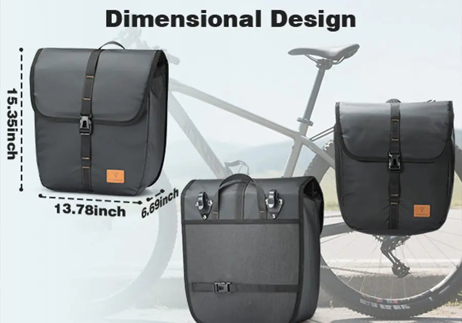 Fahrradtasche mit großem Fassungsvermögen