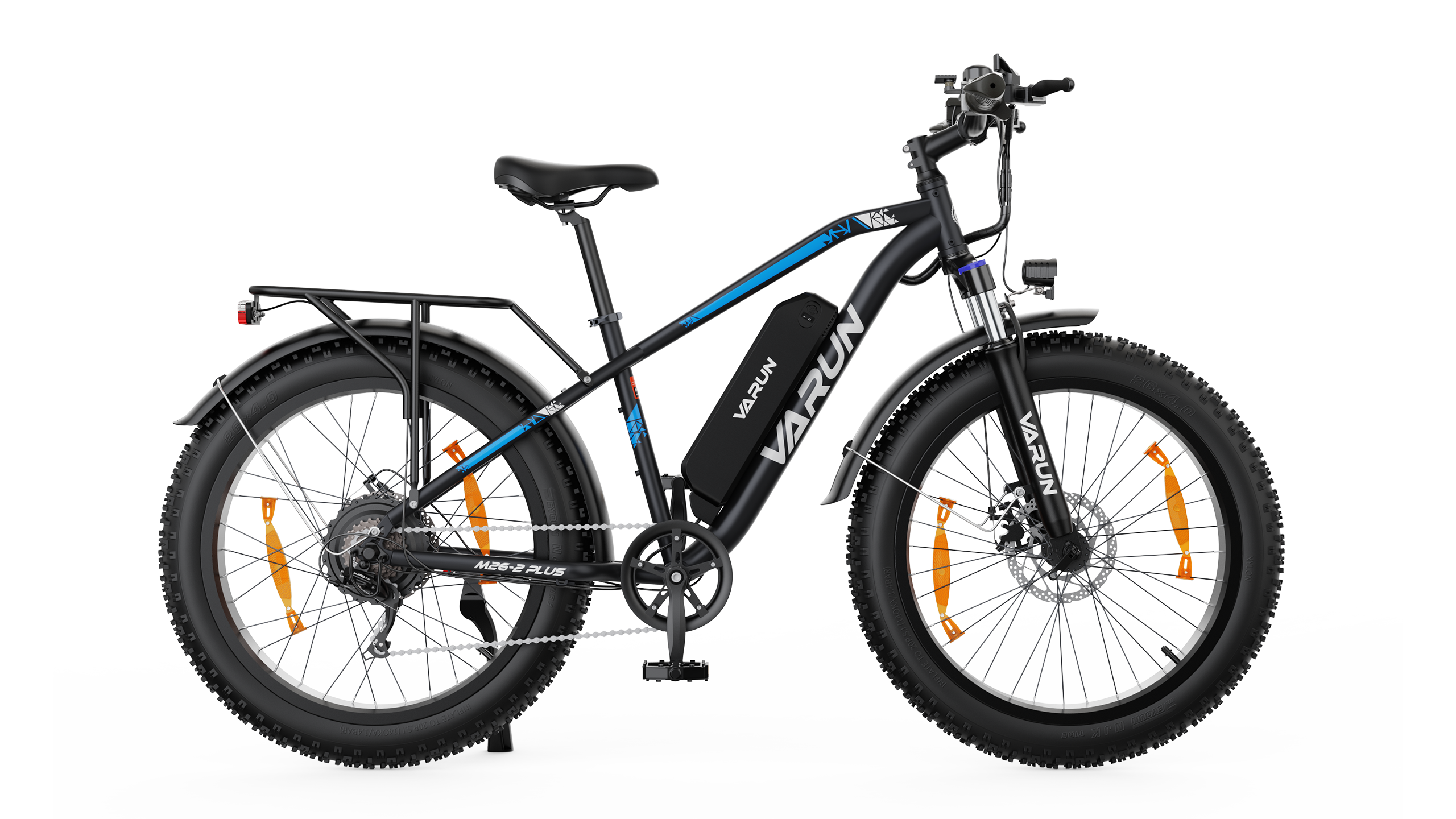 Fat tire all terrain ebike for man.