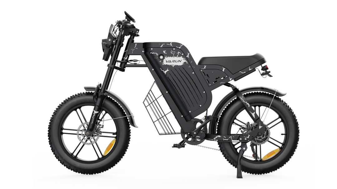 20" Fat-Tire Men's E-Bike with 48V 31.5A Battery, Up to 160 KM Range, 1000W 95Nm Motor, Full Suspension