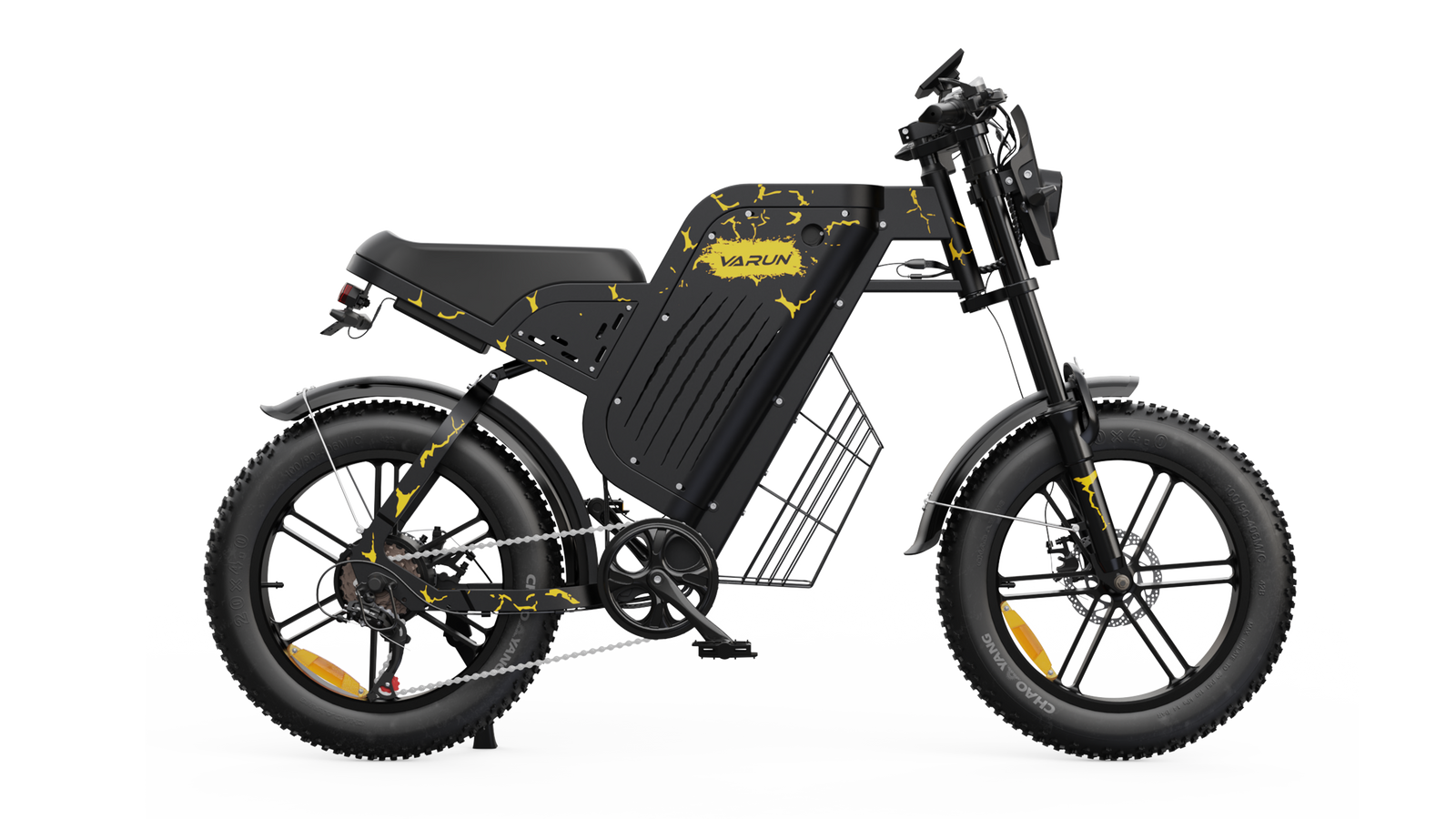 20" Fat-Tire Men's E-Bike with 48V 31.5A Battery, Up to 160 KM Range, 1000W 95Nm Motor, Full Suspension