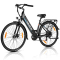 VARUN E Bike, 28 inch electric bike for men and women with 48V 500Wh battery, up to 250W 55NM motor, electric bike with 7-speed gearbox, LCD display, Pedelec city bike hiking electric bike
